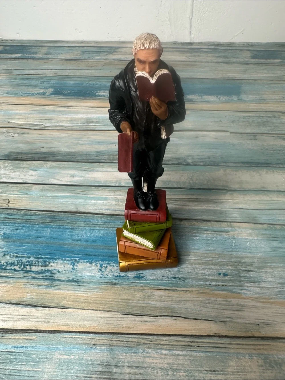 Vintage Librarian figurine 9”